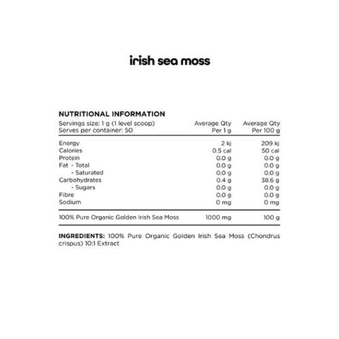 Switch Nutrition Irish Sea Moss