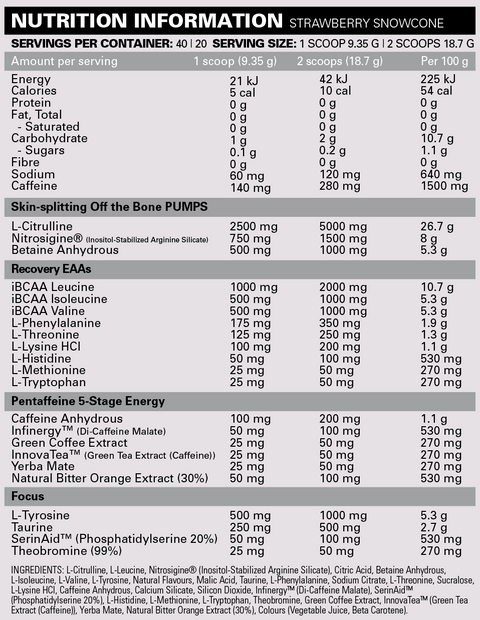 EHPLabs Pride Pre-Workout